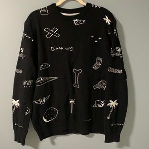 Forever 21 Graphic Sweater Size M-L NWOT